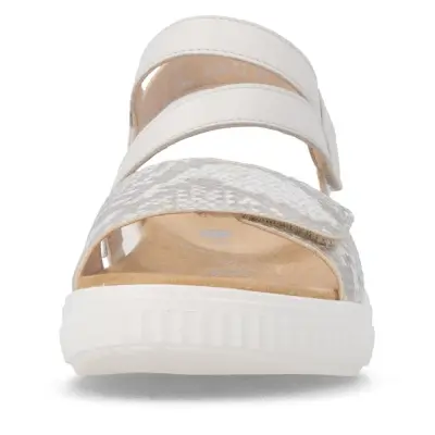 Sandales Remonte D3L51-60 Blanches - Velcro Grande Pointure Femme — photo 4