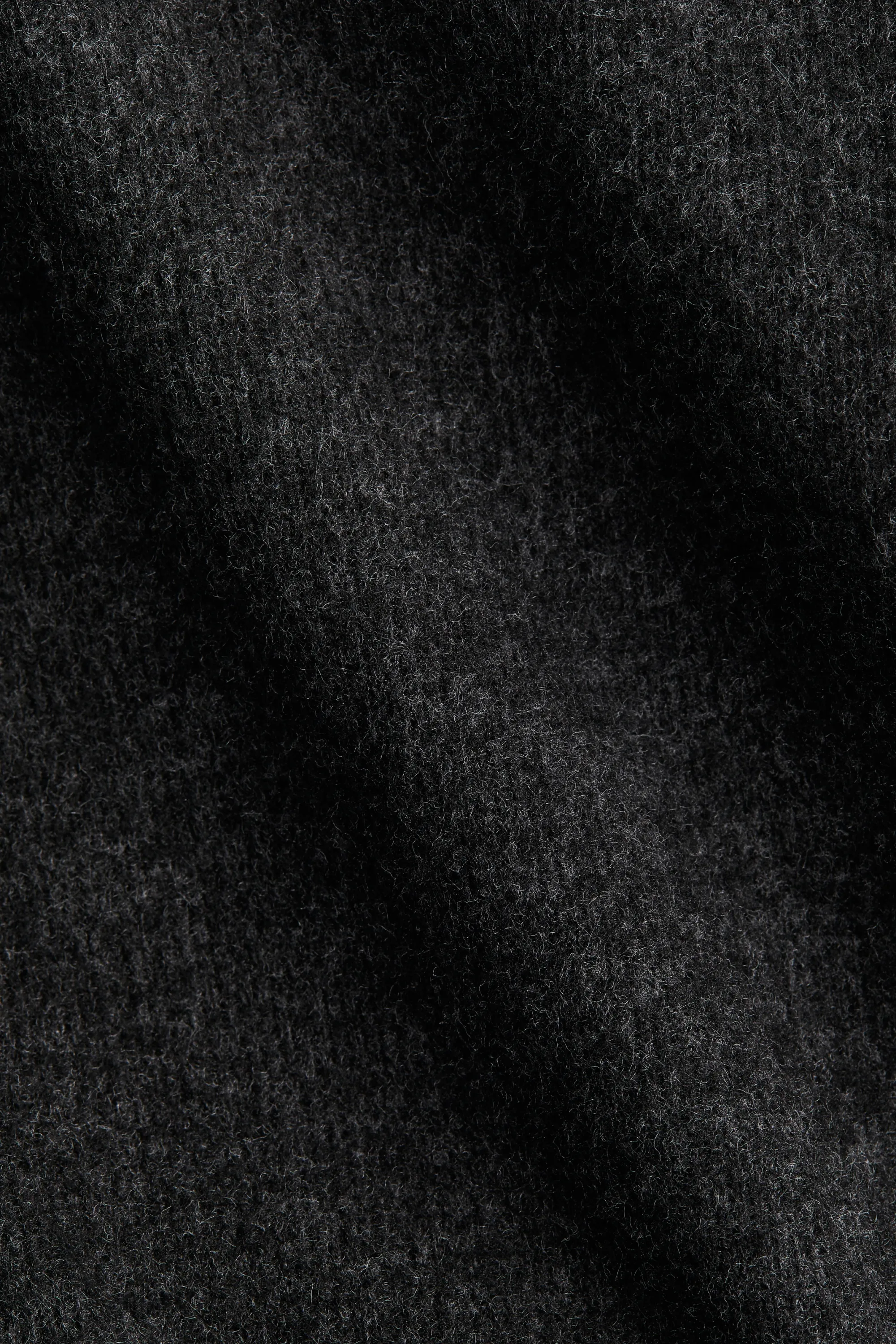 Minirobe en maille - Gris foncé chiné