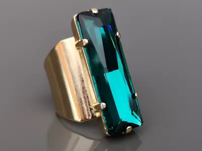 Audrey big crystal ring — photo 2