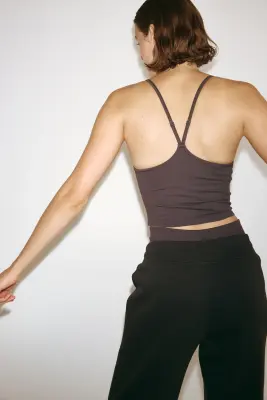 Top de sport Seamless DryMove™ - Bruyère foncé — photo 3