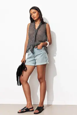 Short en jean Femme — photo 3