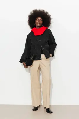 Veste courte léopard Femme — photo 3