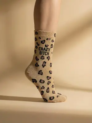 Chaussettes Crazy Bitch - Félicie Aussi — photo 1