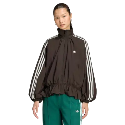 Adidas Blousy Oversized Track Top Night Brown — photo 2
