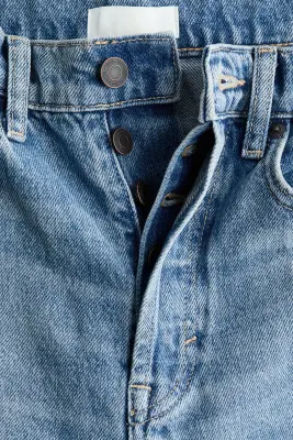 Barrel High Ankle Jeans - Bleu denim — photo 4