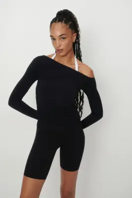 Top de sport à manches longues SoftMove™ - Noir — photo 2