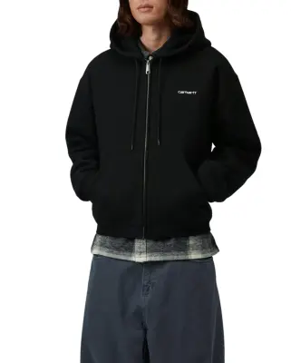 Hooded Ebbert Jacket Black White — photo 5