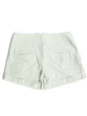 Petit short en coton à rayures blanc et vert Taille 36/38 — photo 5