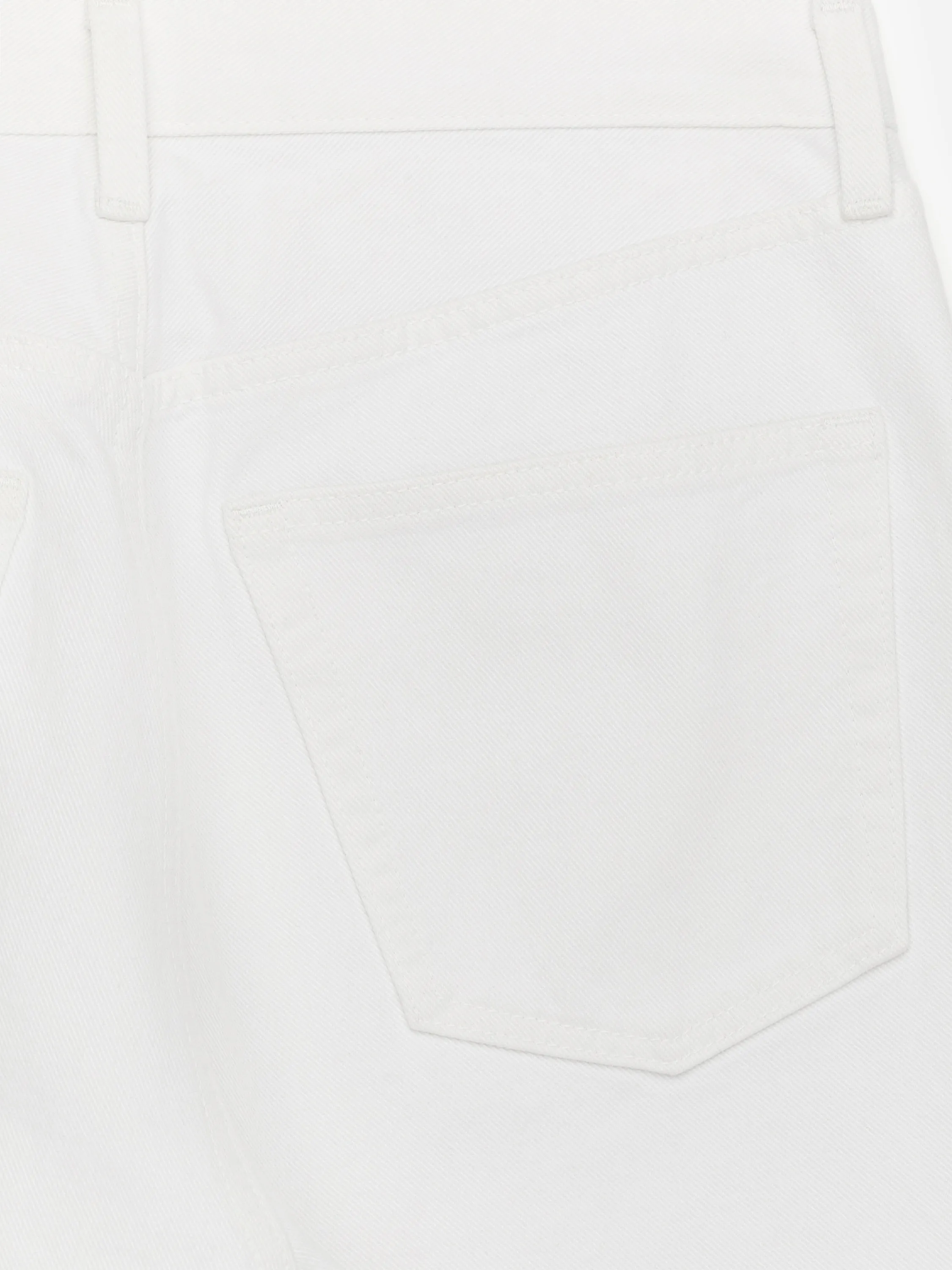 Jean droit SNOW - Blanc