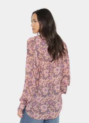 Nouveau ! XIRENA Chemise Beau Flowers Cinder Pink — photo 4
