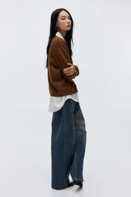Gilet loose - Marron — photo 4