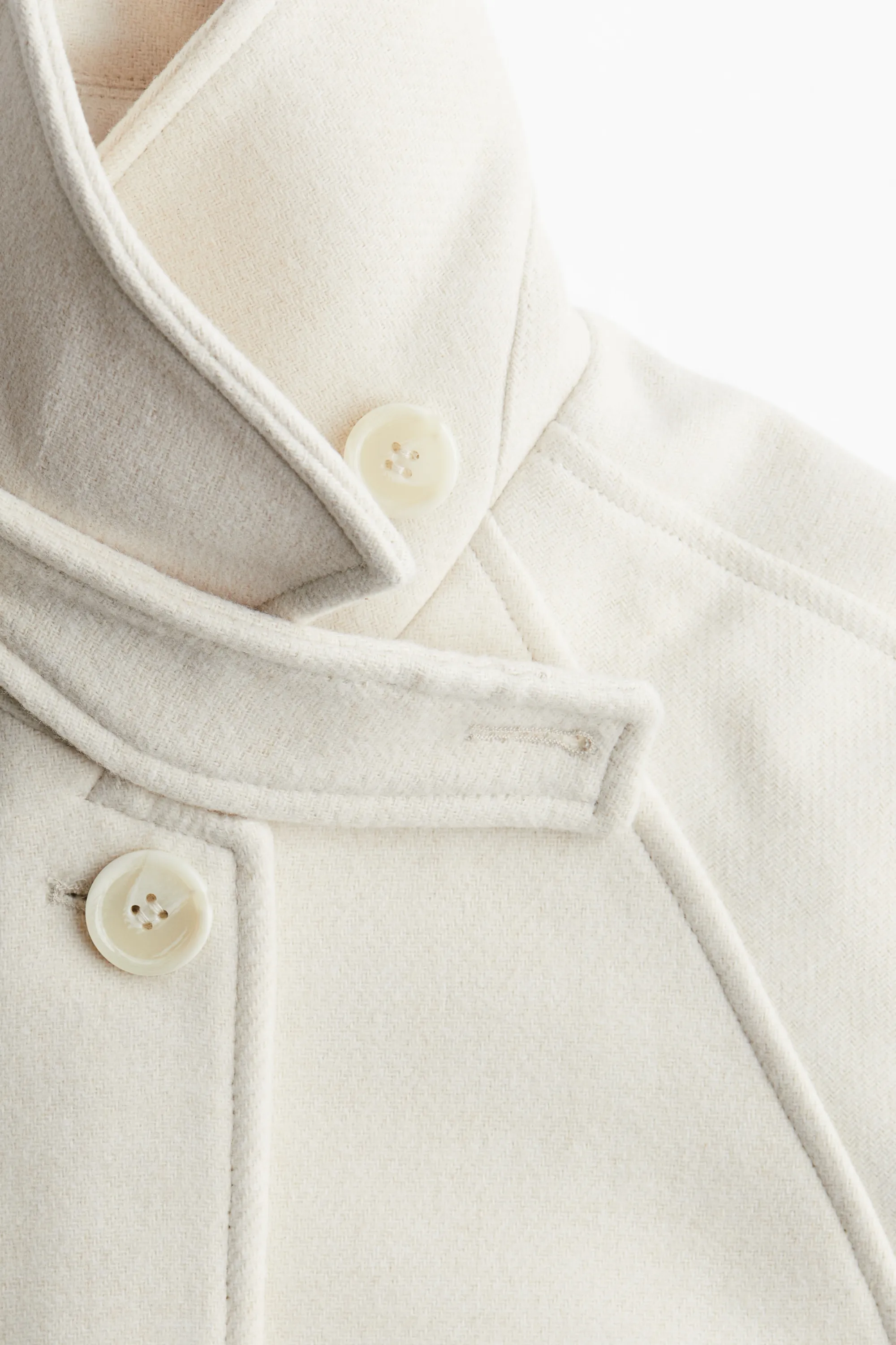 Manteau maxi oversize - Crème