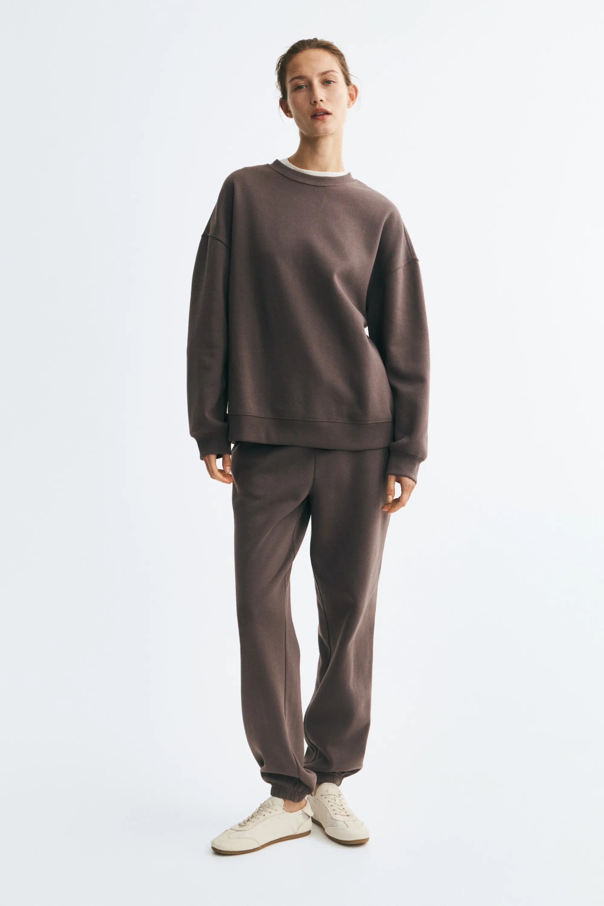 Sweat oversize - Taupe foncé