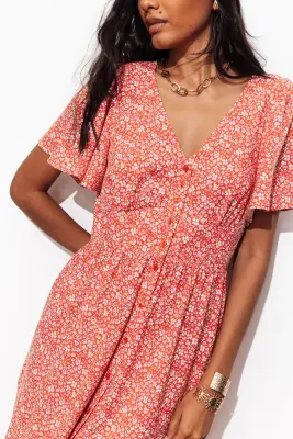 Robe courte imprimée Femme — photo 5