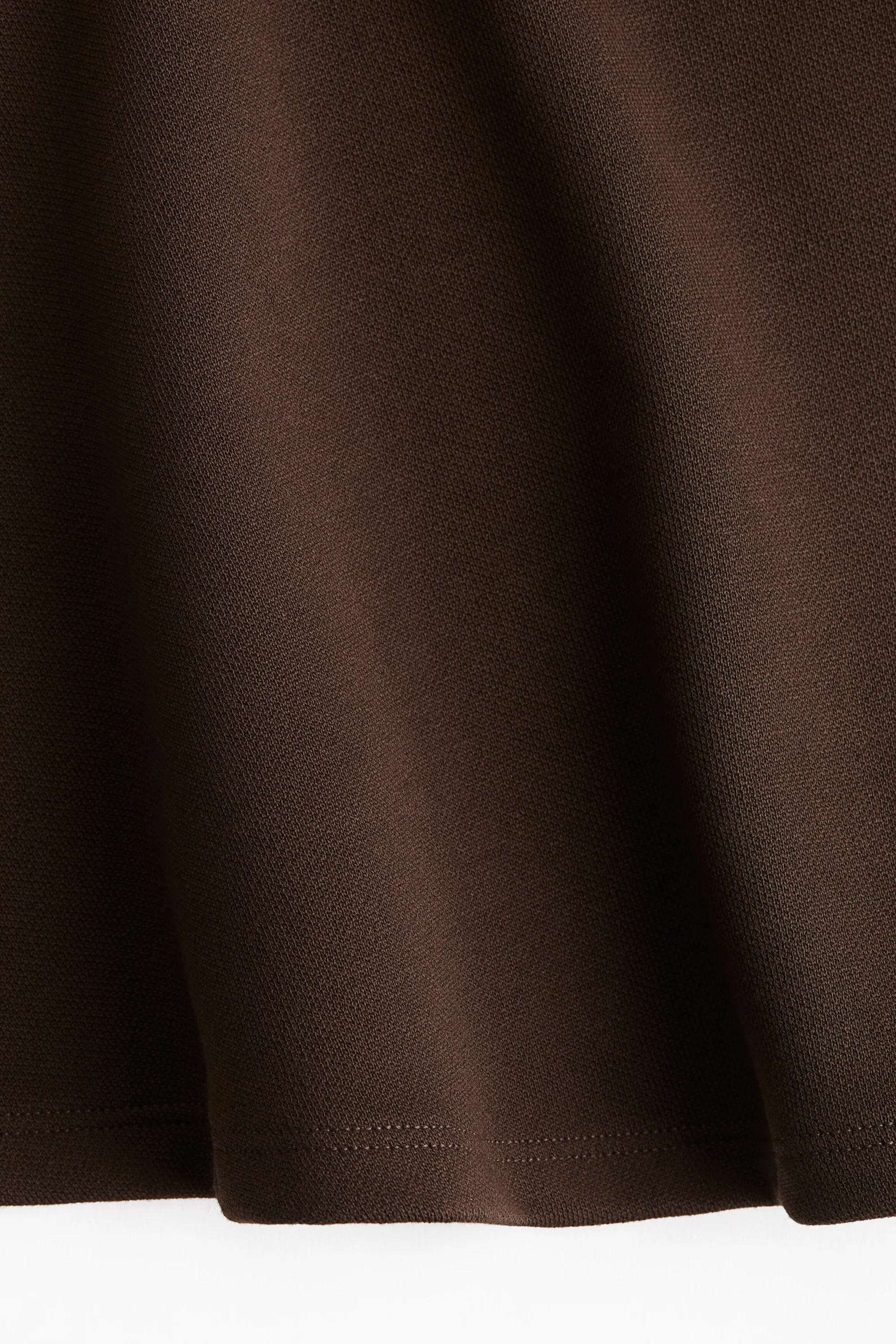 Top tube avec basque - Marron foncé