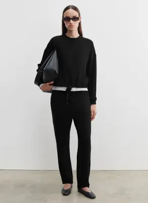 Sweat en viscose et élasthanne