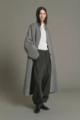MANTEAU HARROW GRIS CLAIR — photo 1