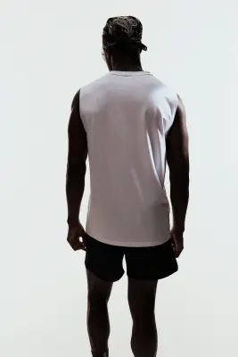 Débardeur de sport Regular Fit DryMove™ - Blanc — photo 2