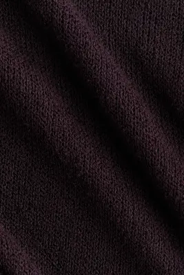Top croisé en maille - Violet foncé — photo 3