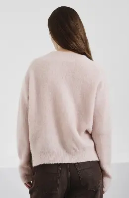 Nouveau ! POMANDÈRE Pull Laine 8480 Antique Pink — photo 4