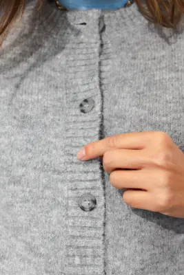 Cardigan col rond Femme — photo 5