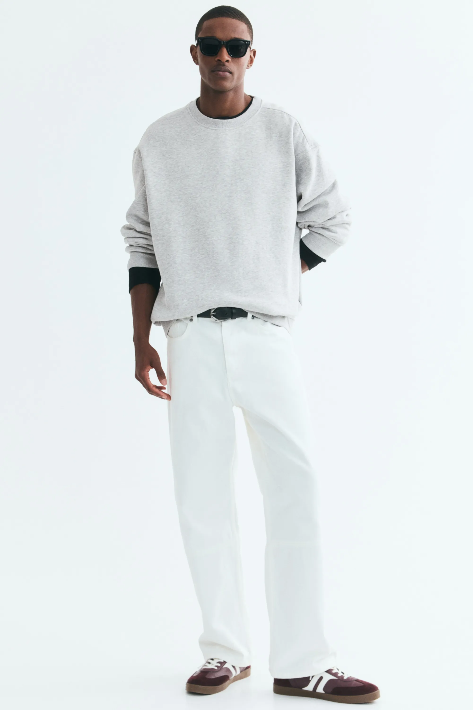 Sweat Loose Fit - Gris chiné