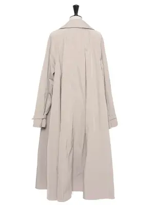 Trench long oversized en gabardine beige Prix boutique 1200€ Taille 40 — photo 4