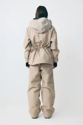 Veste de ski ThermoMove™ avec col - Beige — photo 4