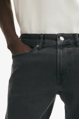 Regular Jeans - Gris denim foncé — photo 1