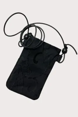 Pochette Smartphone Obi - Satin Noir — photo 2