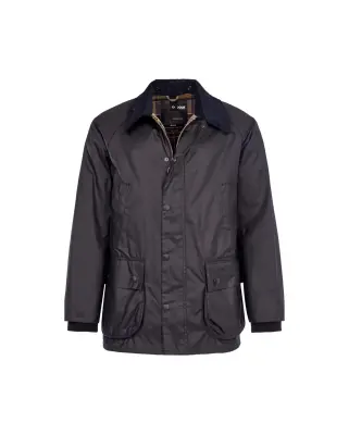 Short Bedale Wax Jacket Navy — photo 1