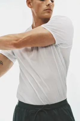 T-shirt de running CoolMove™ - Blanc — photo 2