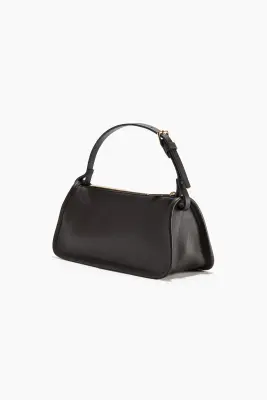 Sac à main en cuir - Marron foncé — photo 1