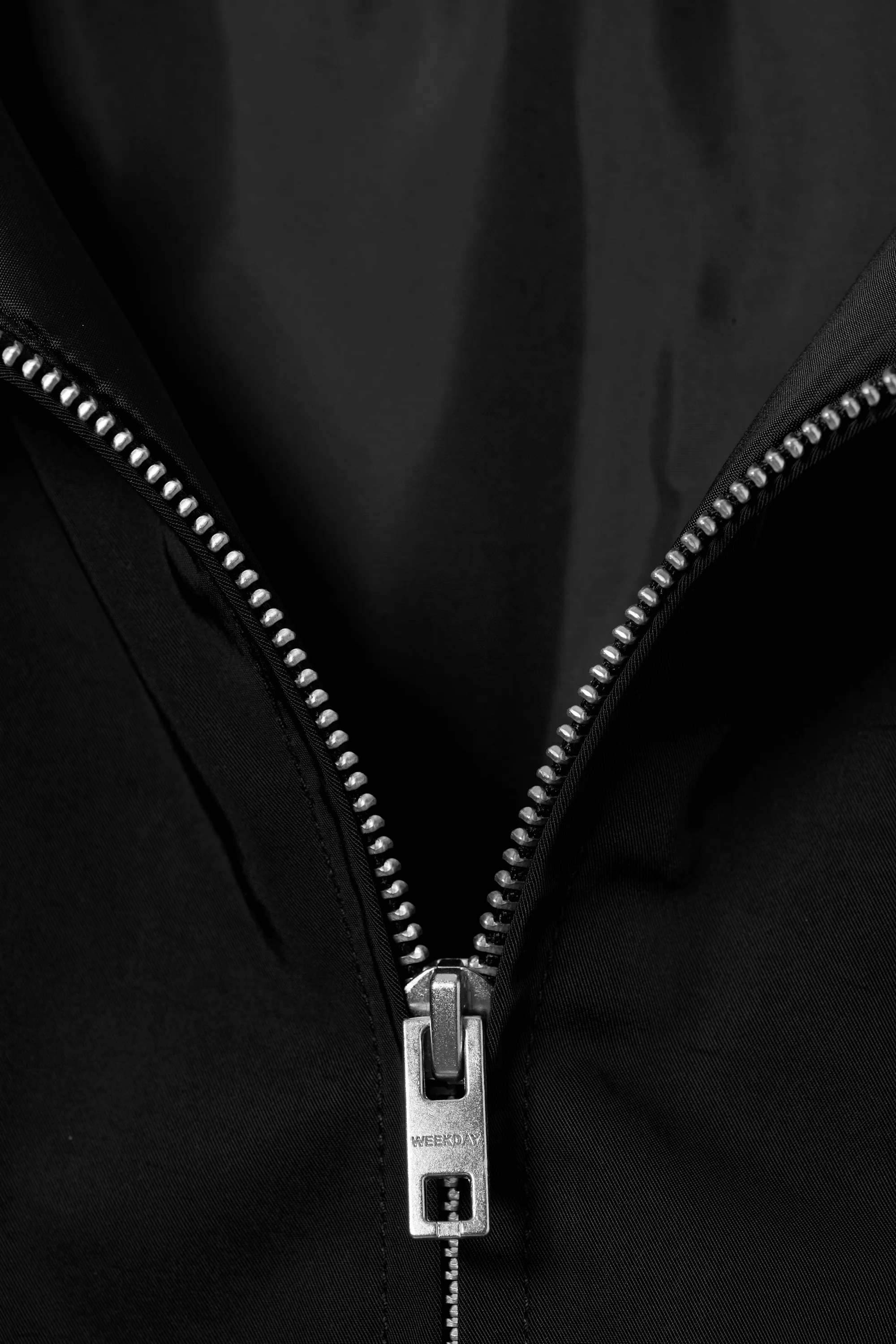 Veste zippée coupe ample - Noir