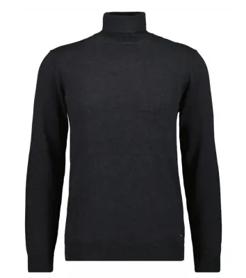 RAGMAN COL ROULE GRANDE LONGUEUR Anthracite — photo 2