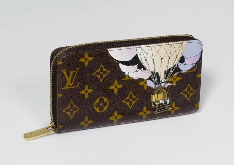 Portefeuille zippy monogram montgolfiere