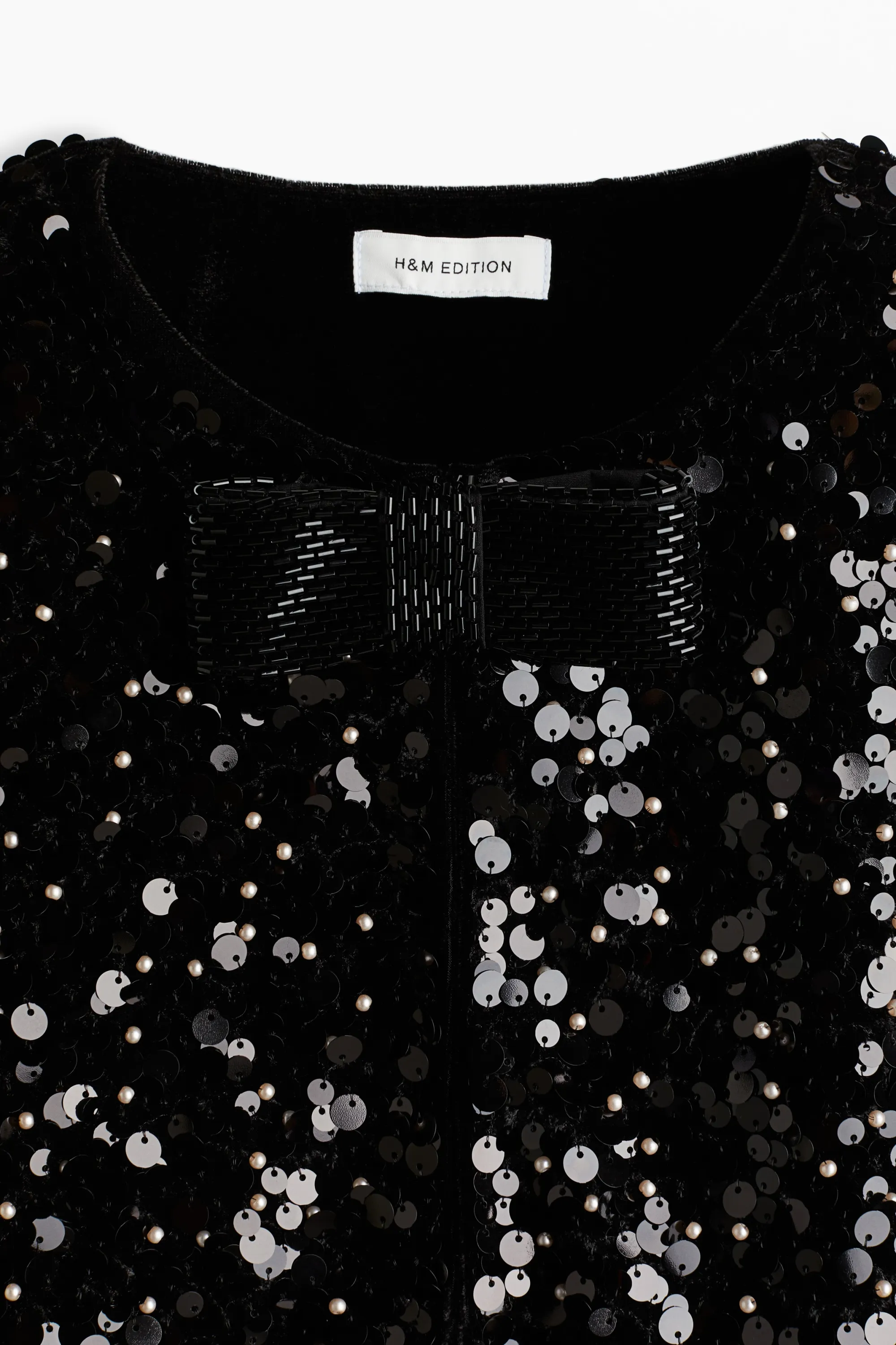 Veste à sequins - Noir