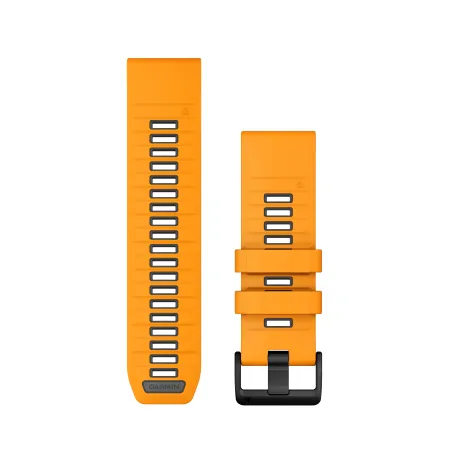 Bracelet Garmin Quickfit 26mm silicone orange / graphite 010-13393-01