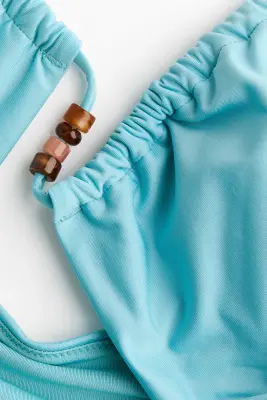 Maillot de bain paddé avec ouverture - Turquoise — photo 4