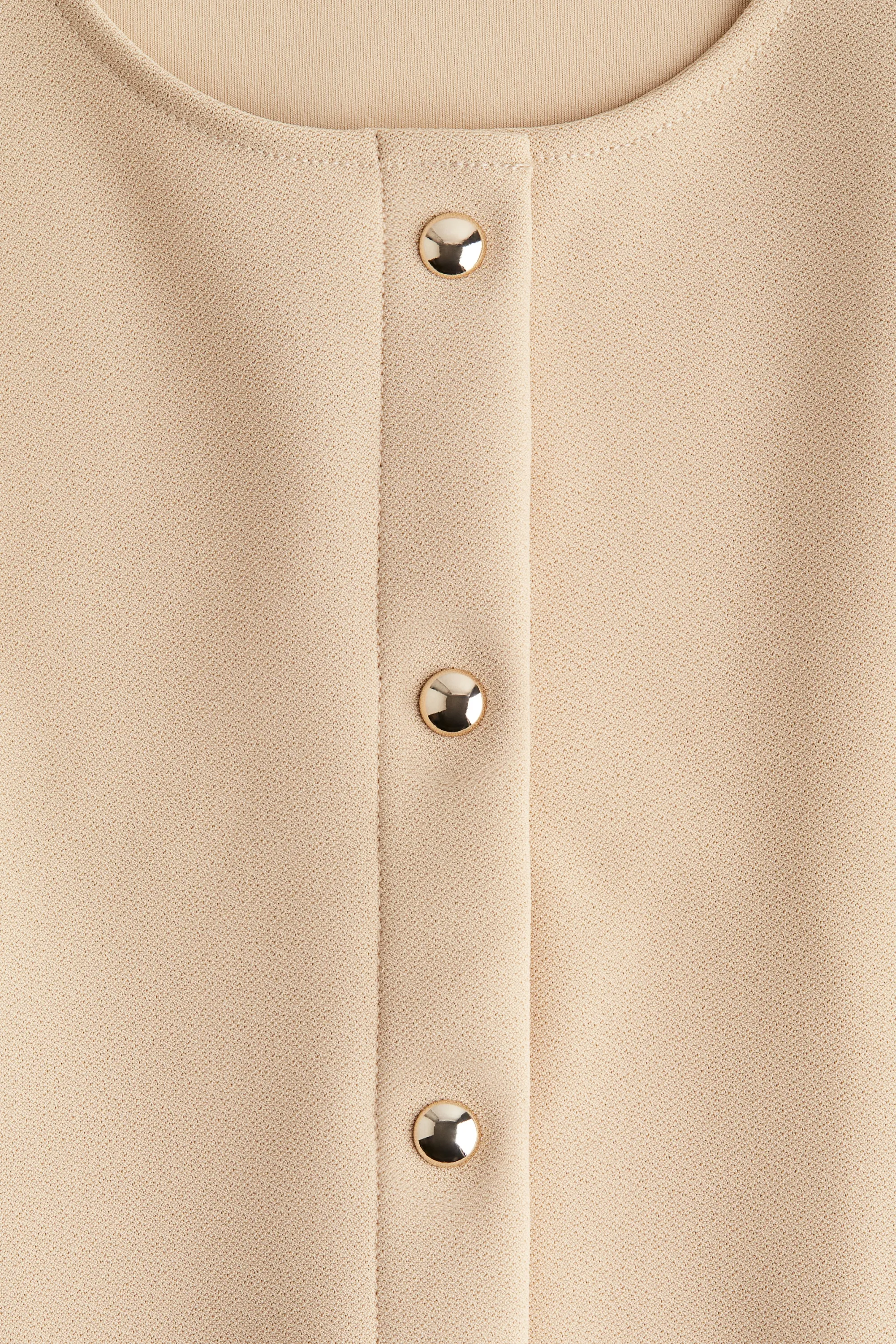 Gilet à manches courtes - Beige