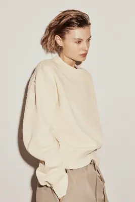 Sweat en coton - Jaune clair — photo 2