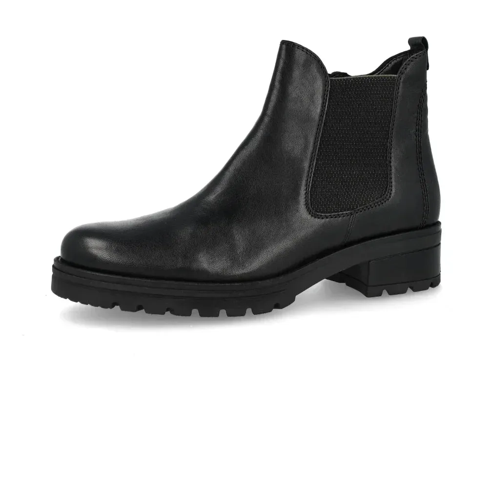Bottines Gabor 52.781.17 Noires - Cuir Lacets Grande Pointure Femme