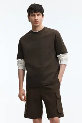 Short cargo Regular Fit - Marron — photo 1