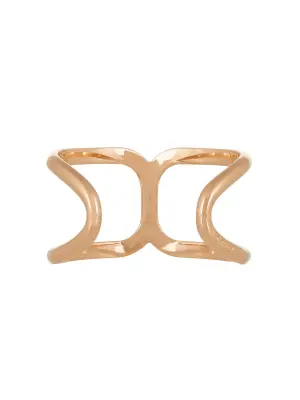 Bracelet manchette MARCIE en laiton doré Prix boutique 420€ — photo 4