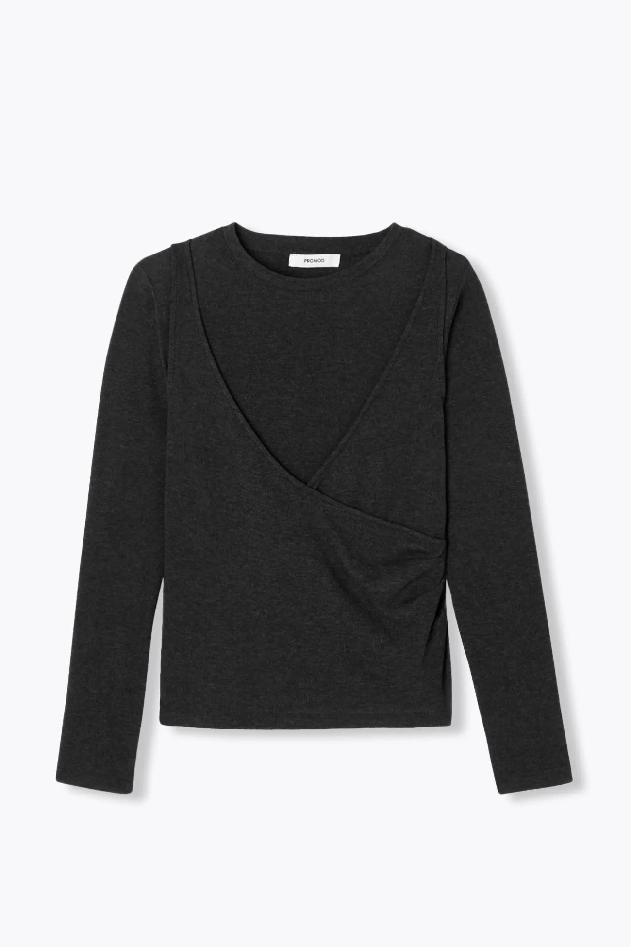 T-shirt effet cache-coeur
