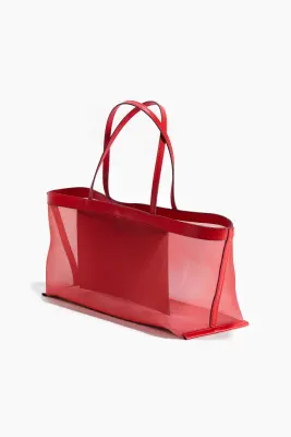 Sac shopping en mesh - Rouge — photo 1