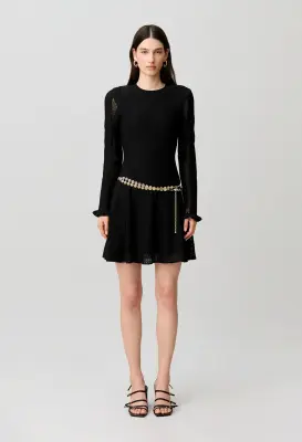 Robe patineuse maille lurex