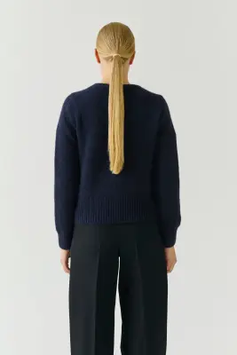 CARDIGAN LYNE NAVY — photo 2