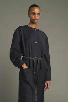 ROBE HELIE BLEU/NAVY — photo 3