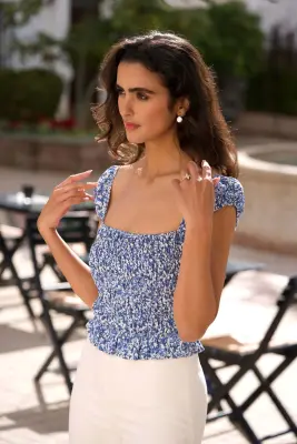Lucy Smocked Top — photo 2